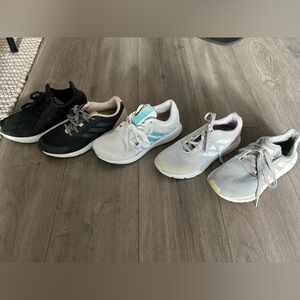 5 pairs of adidas shoes worn hardly ever